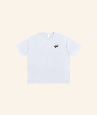 GE Oversized Gym T-Shirt (100% Cotton) – White