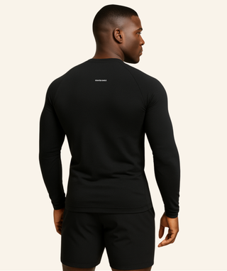 GE Long-Sleeve Compression T-Shirt – Black