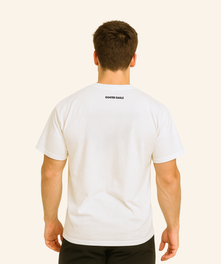 GE Oversized Gym T-Shirt (100% Cotton) – White