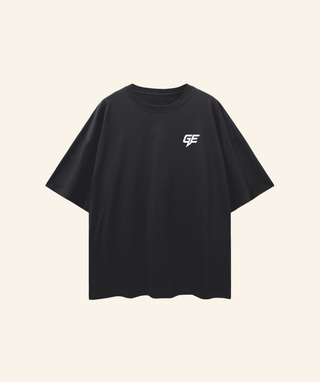 GE Oversized “GOATED” T-Shirt (100% Cotton) – White Print