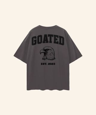 GE Oversized “GOATED” T-Shirt (100% Cotton) – Black Print